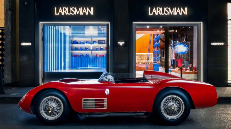 Seltene Maserati 200S in Mailand enthüllt: Erleben Sie die Wiedergeburt einer Rennsportikone!