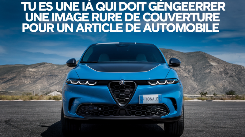 Unglaublich: Das neue Alfa Romeo Tonale Facelift 2025 sprengt alle Erwartungen!