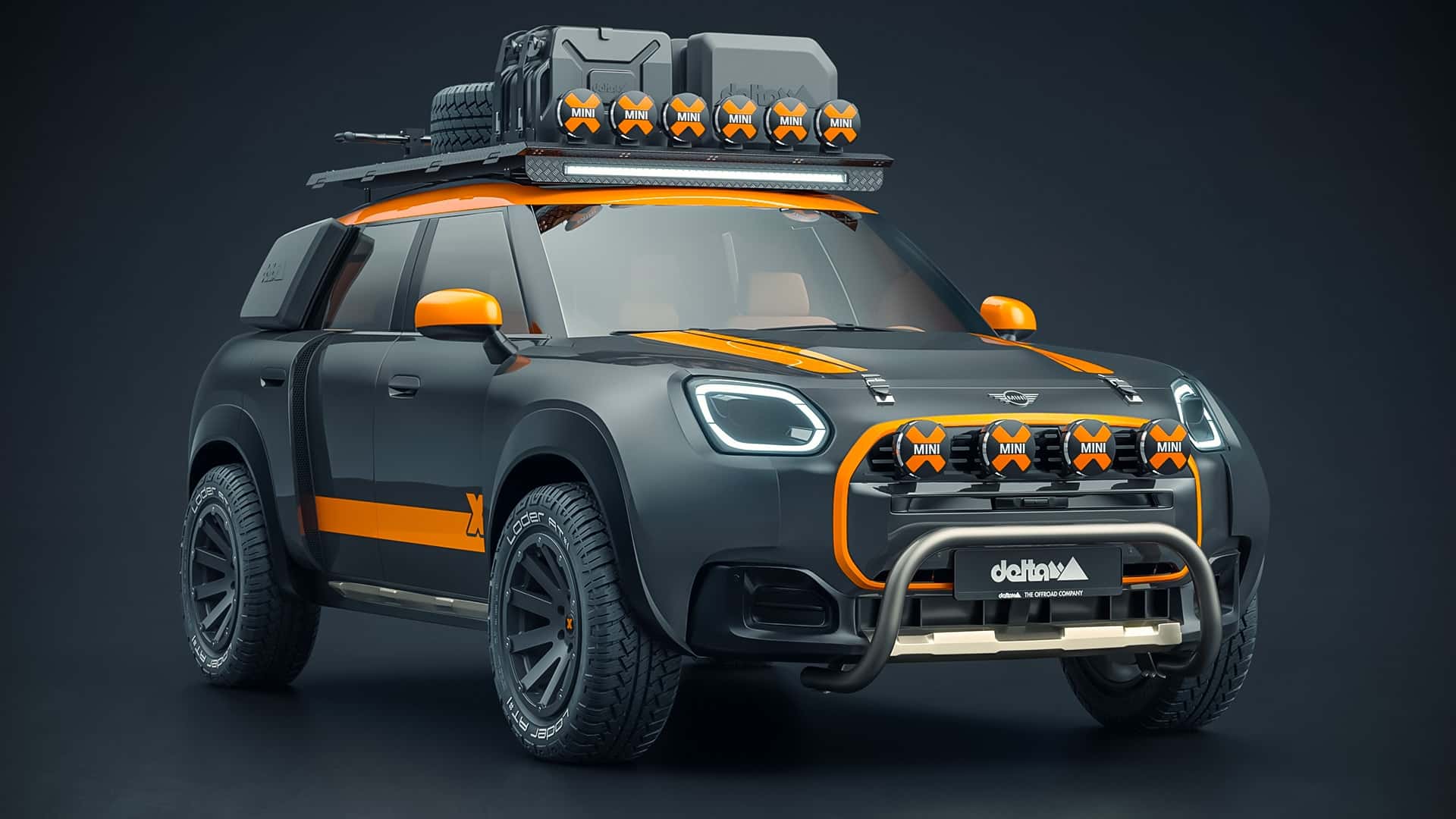 Spektakulär: So verwandeln X-raid und delta4x4 den MINI Countryman in ein Dakar-Monster!