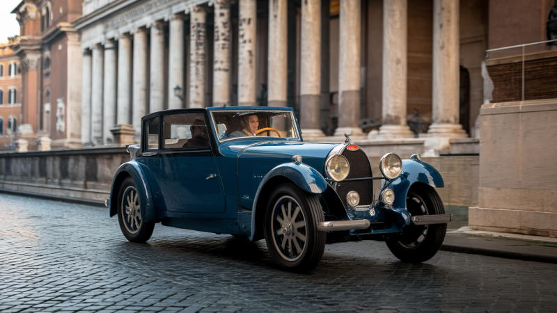 Unglaublich: Diese Bugatti Tipo 35 erobert 100 Jahre später Rom – du wirst es nicht glauben!
