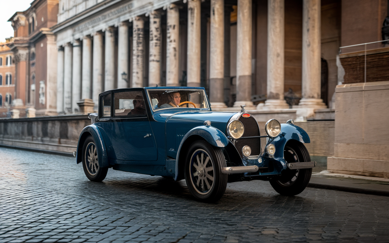 Unglaublich: Diese Bugatti Tipo 35 erobert 100 Jahre später Rom – du wirst es nicht glauben!