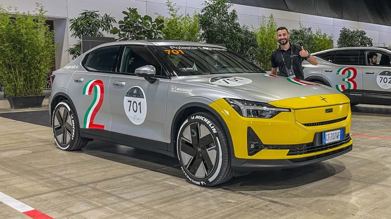 Unglaublich: Polestar 2 (299 PS) wirbelt die 1000 Miglia Green auf!