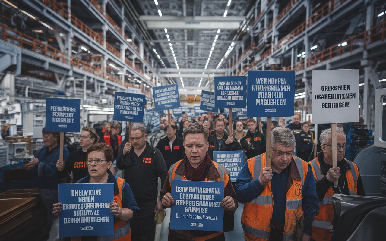 Mega-Krisenalarm bei ZF: 14.000 Stellen gestrichen – so wütend protestieren die Mitarbeiter!