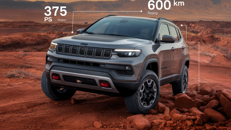 Jeep Compass 4xe schockt: 375 PS, 600 km Reichweite und echte Offroad-Power!