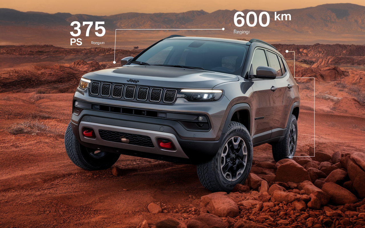 Jeep Compass 4xe schockt: 375 PS, 600 km Reichweite und echte Offroad-Power!
