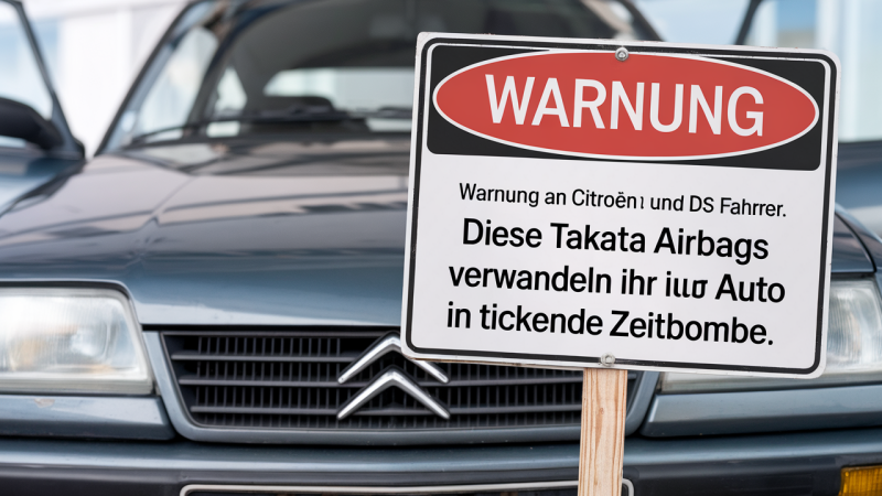 Warnung an Citroën- und DS-Fahrer: Diese Takata-Airbags verwandeln Ihr Auto in eine tickende Zeitbombe!