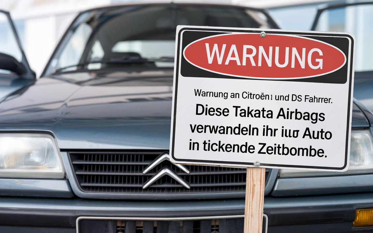 Warnung an Citroën- und DS-Fahrer: Diese Takata-Airbags verwandeln Ihr Auto in eine tickende Zeitbombe!