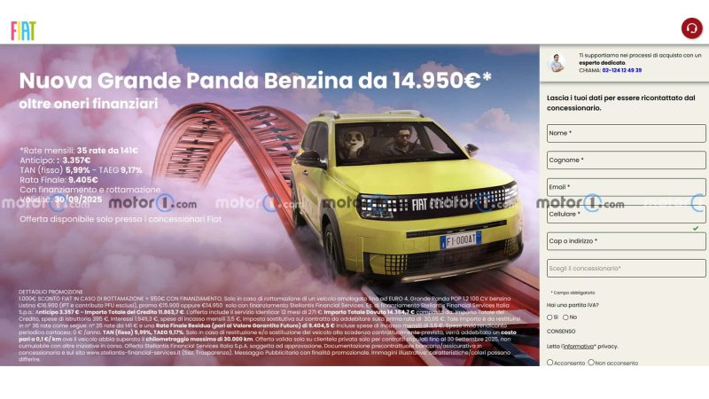 Unglaublicher Leak: Neuer Fiat Grande Panda Benziner kostet gerade mal 16.900 €!