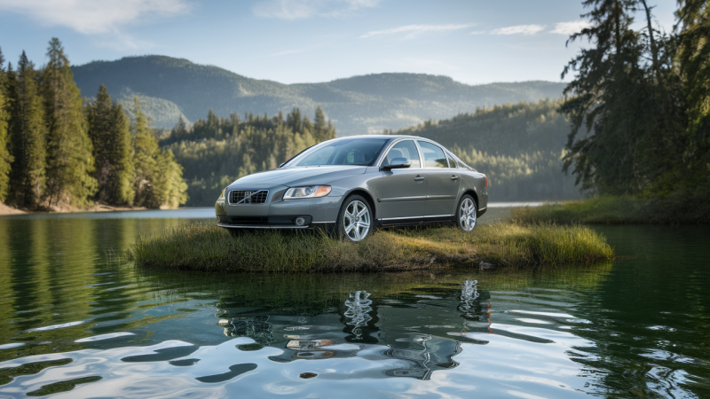 Volvo Island: Die verrückte Story der S80, die seit 13 Jahren allein im See steht!