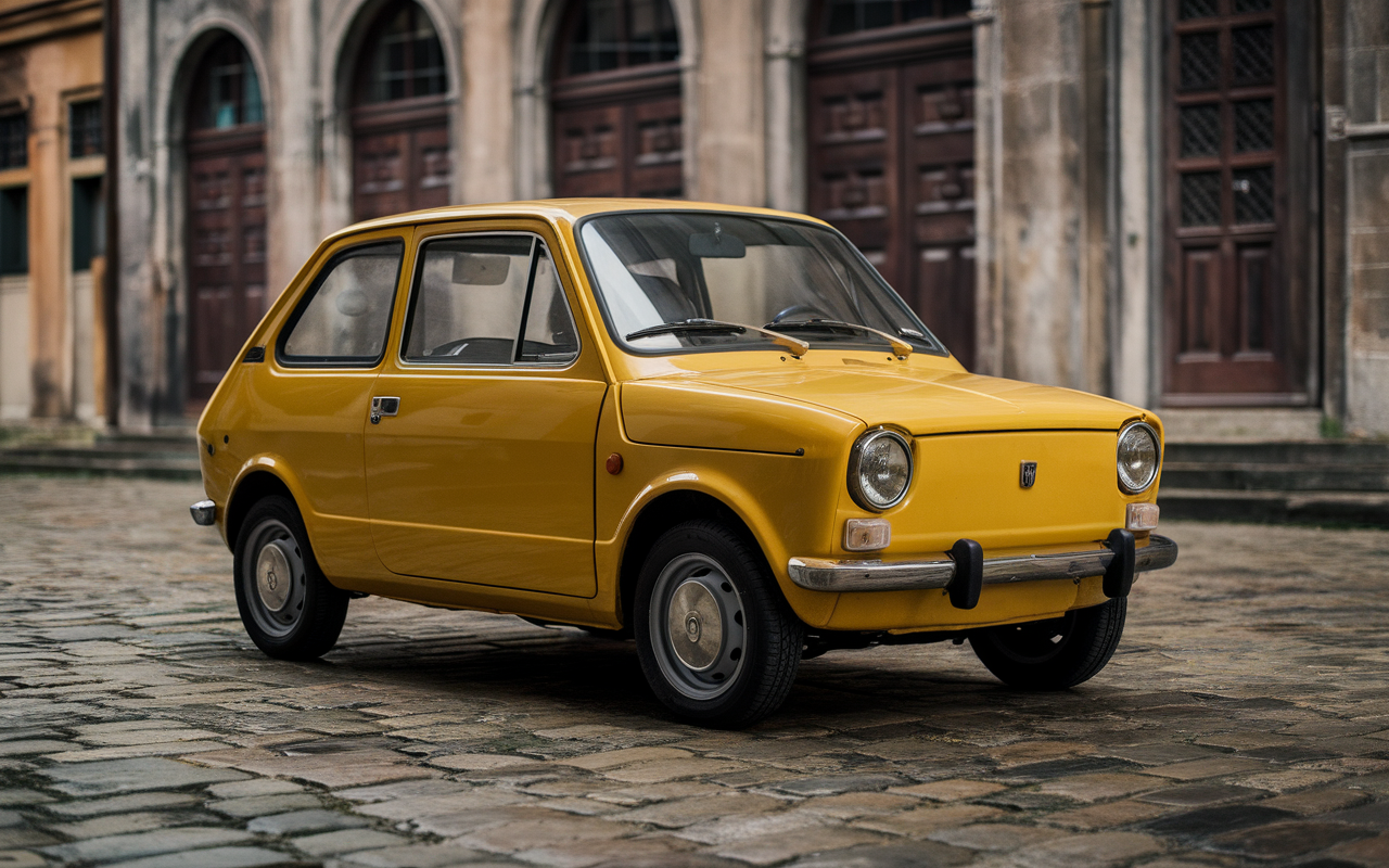 Die letzte Fiat 126: Das geheimnisvolle „Happy End“ einer Legende – warum dieses gelbe Sammlerstück jetzt Millionenherzen erobert