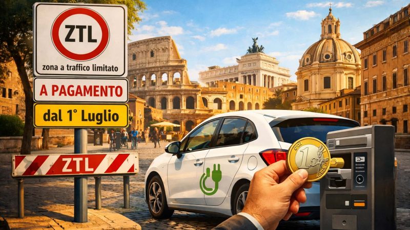 Rom kippt Gratis‑Zutritt für E‑Autos: Ab Juli 2026 kostet die Einfahrt in ZTL – das müssen Fahrer jetzt wissen