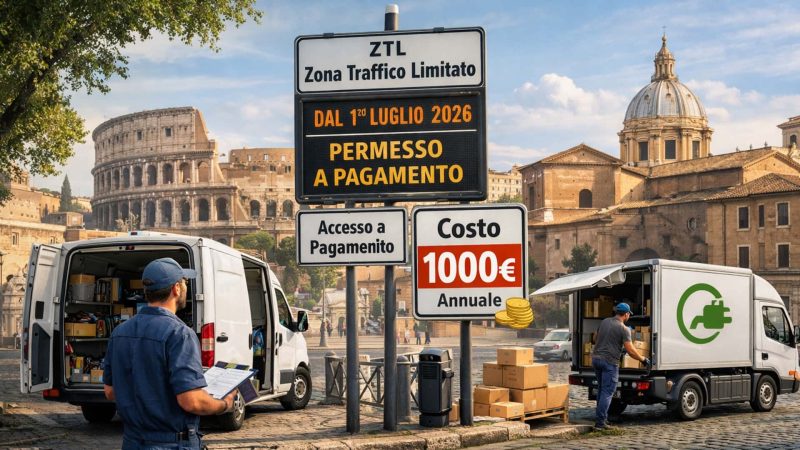 Rom führt ZTL‑Gebühren für E‑Fahrzeuge ein: Was Handwerker und Lieferdienste wirklich zahlen müssen (inkl. konkreter Zahlen)