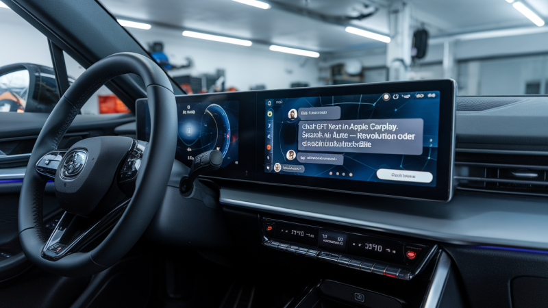 ChatGPT jetzt in Apple CarPlay: Sprach‑KI im Auto – Revolution oder Sicherheitsfalle?