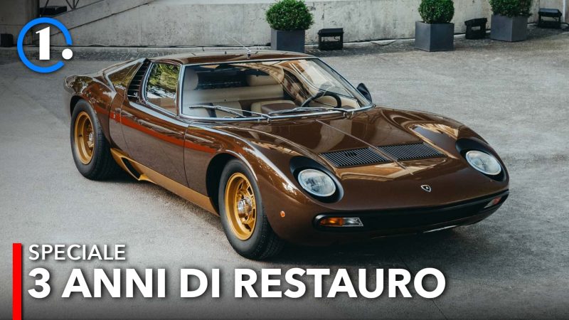Lamborghini Miura SV in „Luci del Bosco“ enthüllt: Die Restaurierung, die Sammler sprachlos macht