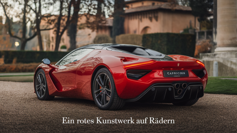 Ein rotes Kunstwerk auf Rädern: Capricorn 01 „Tutto Rosso“ stiehlt Villa d’Este die Show – 888 PS, One‑Off‑Exklusivität und Preis jenseits aller Vorstellungen