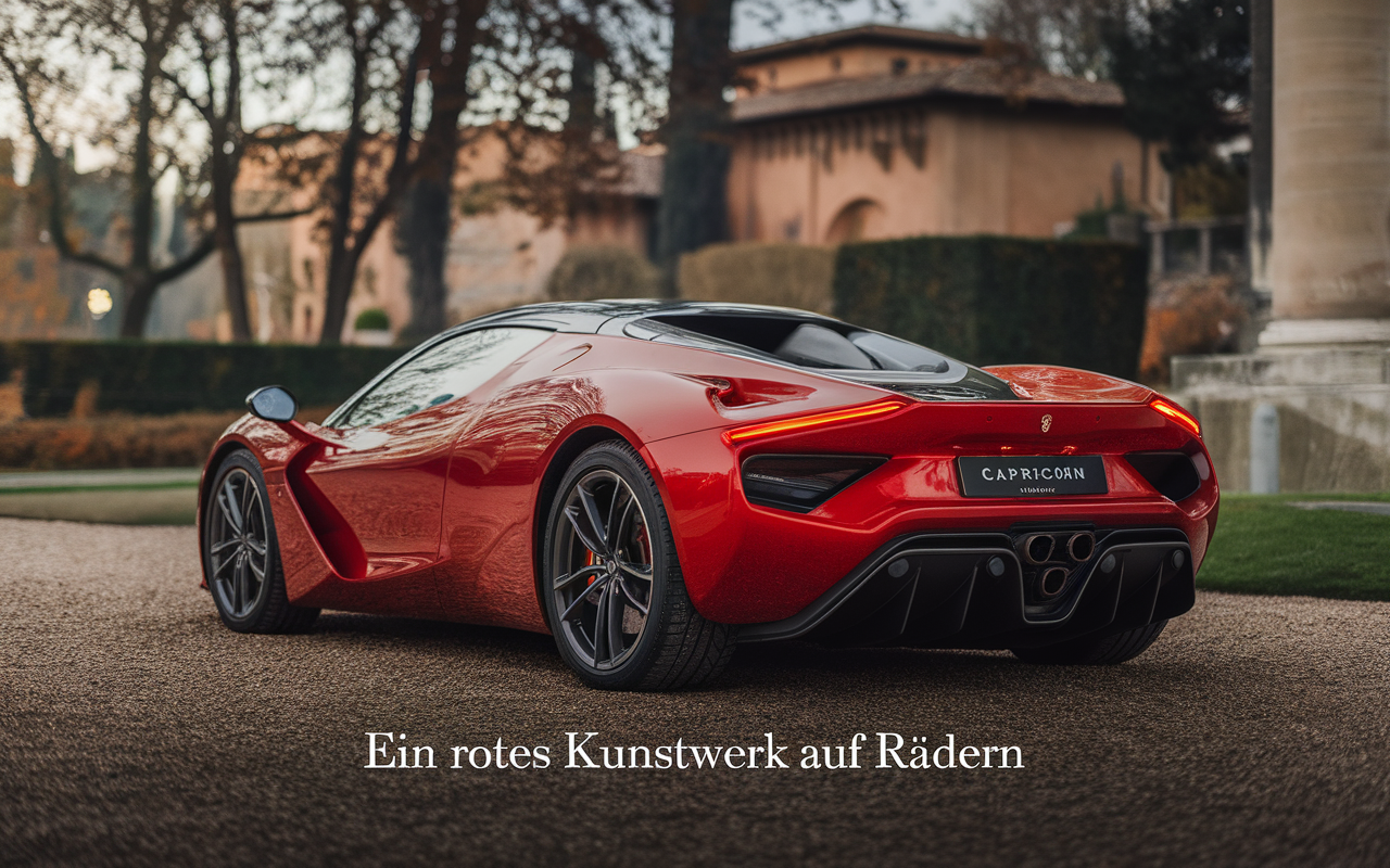 Ein rotes Kunstwerk auf Rädern: Capricorn 01 „Tutto Rosso“ stiehlt Villa d’Este die Show – 888 PS, One‑Off‑Exklusivität und Preis jenseits aller Vorstellungen