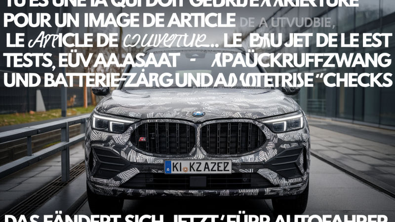 EU‑Revolution beim TÜV: ADAS‑Tests, Rückrufzwang und Batterie‑Checks – Das ändert sich jetzt für Autofahrer