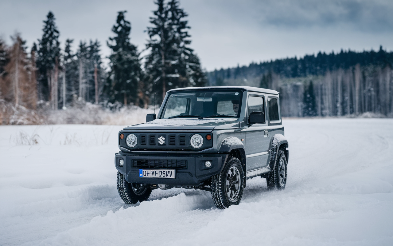 Suzuki Jimny elektrisch? Spionagefotos im Schnee sorgen für Aufruhr – was Suzuki jetzt verschweigt