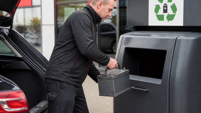 Alte autobatterie entsorgen bei ATU