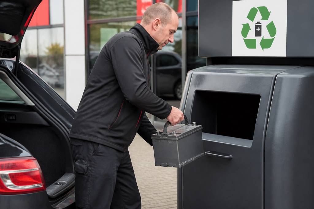 Alte autobatterie entsorgen bei ATU