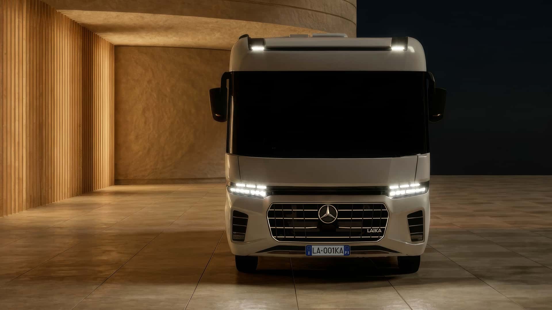 Laika Kreos H 5109 MB auf Mercedes‑Sprinter‑Basis: Das Wohnmobil‑Flaggschiff, das Luxus und Rennsport‑Optik vereint (sehen Sie die drei neuen Designs)
