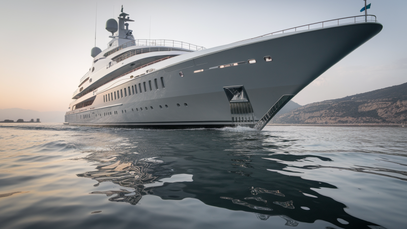 Riese in der Meerenge: Die 155‑m‑Mega‑Yacht Al Said der omanischen Königsfamilie passiert Messina – Sie werden nicht glauben, wie viele Menschen an Bord sind