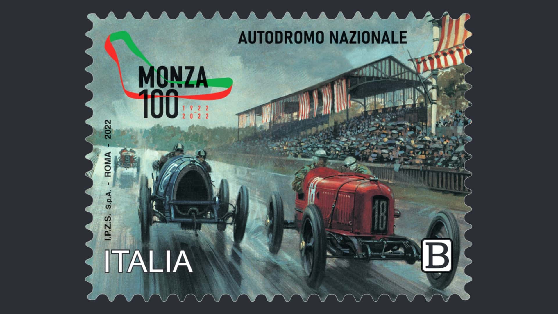 Monza auf einer Briefmarke: Das geheime Stück Geschichte, das jeder Motorsport‑Fan besitzen will