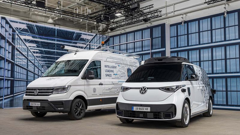 Volkswagen ID. Buzz AD enthüllt: 27 Sensoren, Level‑4‑Shuttle und smarter Crafter‑Laderaum – ist das die Zukunft des städtischen Transports?