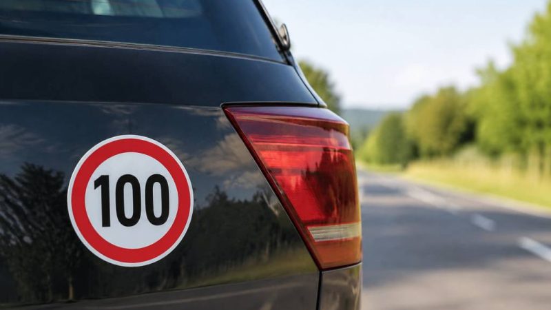100 km h aufkleber mit siegel pflicht: was fahrer wissen müssen