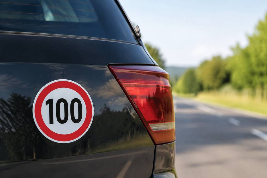 100 km h aufkleber mit siegel pflicht: was fahrer wissen müssen